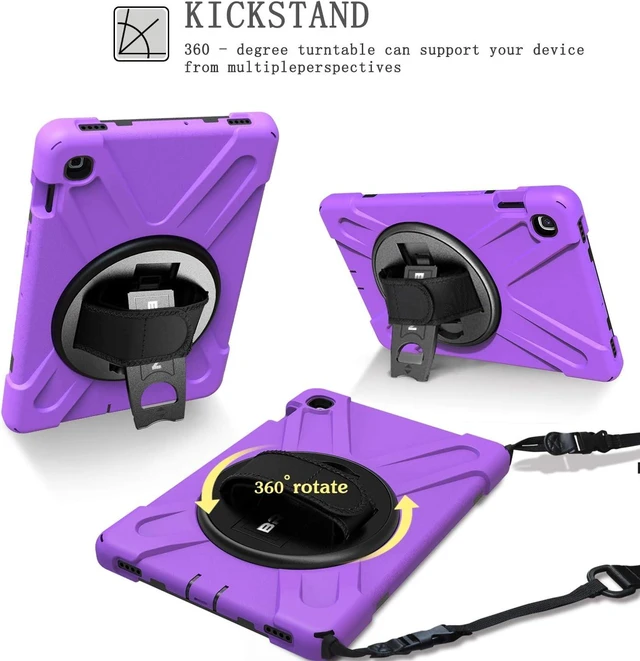 Alt view image 4 of 7 - Case for Galaxy Tab S5e - SAM-SUNG Tab S5e 10.5 inch 2019 Purple