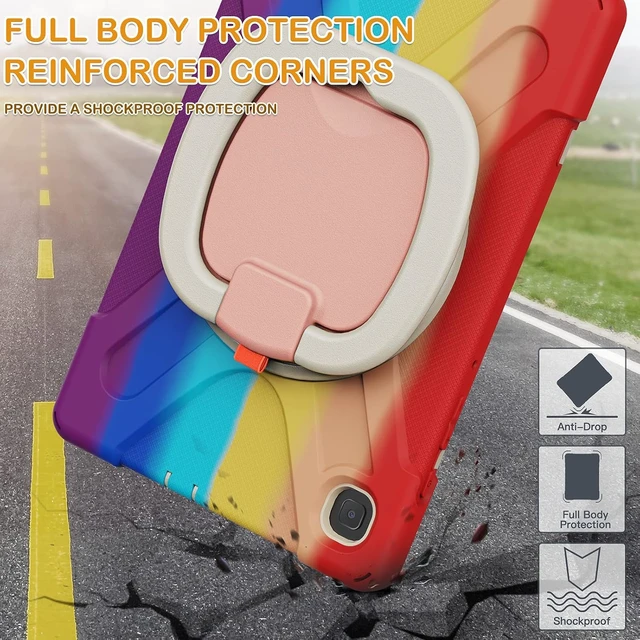Alt view image 6 of 6 - Case for SAM-SUNG Galaxy Tab S6 Lite - 2024/2022/2020 Colorful Red