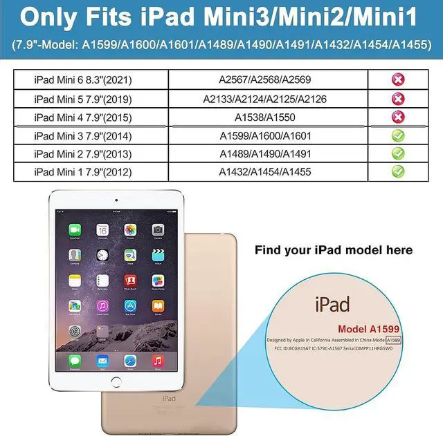 Alt view image 2 of 7 - iPad Mini 1 Case iPad Mini 2 Case iPad Mini 3 Case, Rotating Kickstand/Hand Grip/Adjustable Shoulder Strap Heavy Duty Rugged Kids Cover Case for iPad Mini 1st/2nd/3rd Gen-Green