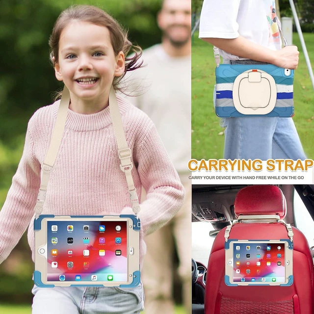 Alt view image 5 of 6 - for iPad mini 5 Case 2019, iPad mini 4 Case 2015 - Colorful Blue