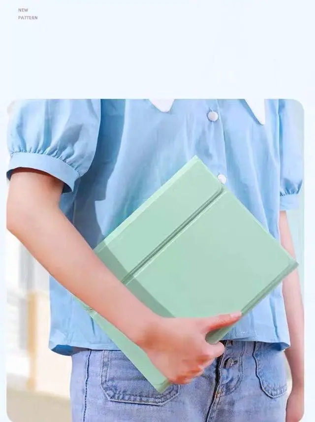 Alt view image 4 of 7 - Compatible with Galaxy Tab S8 Ultra 14.6 inch 2022 Keyboard Cover ( SM-X900/X906 ) with Wireless Mouse Trackpad Keyboard Magnetic Detachable BT Keyboard Cute Round Key Caps (Galaxy Tab S8 Ultra, Mint)