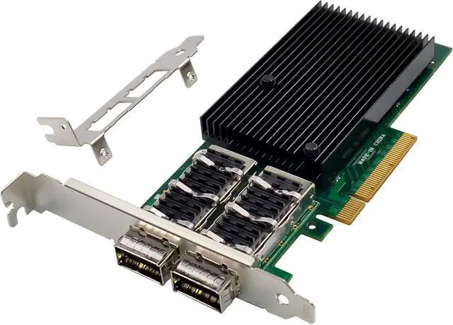 Main image of Dual-QSFP+ 40G Network Card Mellanox ConnectX-3 PCI-e 3.0 X8 PCI Express 40 Gigabit Ethernet Server NIC (ST7288-40GB)