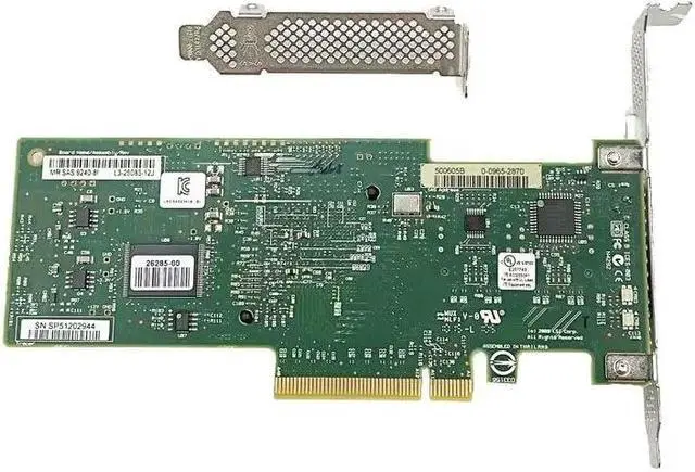 Alt view image 4 of 6 - 9240-8i 6Gbps SAS HBA FW:P20 9211-8i IT Mode ZFS FreeNAS unRAID 2* SFF SATA