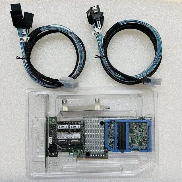 Alt view image 4 of 5 - M5110 8-Port 6Gbps PCI-e IT Mode FW:P20 S2308 9207-8 I+2*SFF8087 SATA