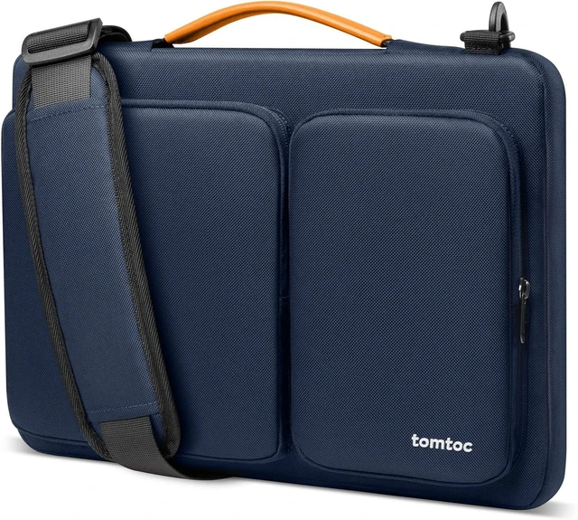 Main image of 360 Protective Laptop Shoulder Bag for 13 Inch 2026 MacBook Air M5/A3449 M4/A3240 M3/A3113 2024-2019 MacBook Neo A18 Pro 13-in Surface Pro 11th AI/10 Water-Resistant Accessory Case