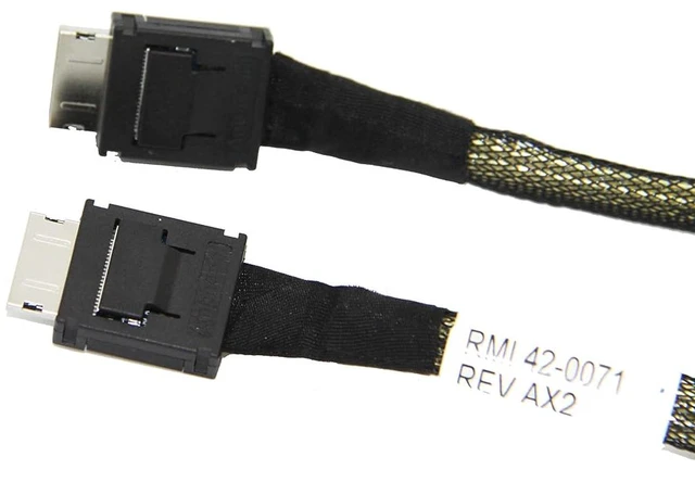 Alt view image 5 of 5 - Oculink 4X to Oculink 4X,SFF-8611 to SFF-8611 Cable 100cm