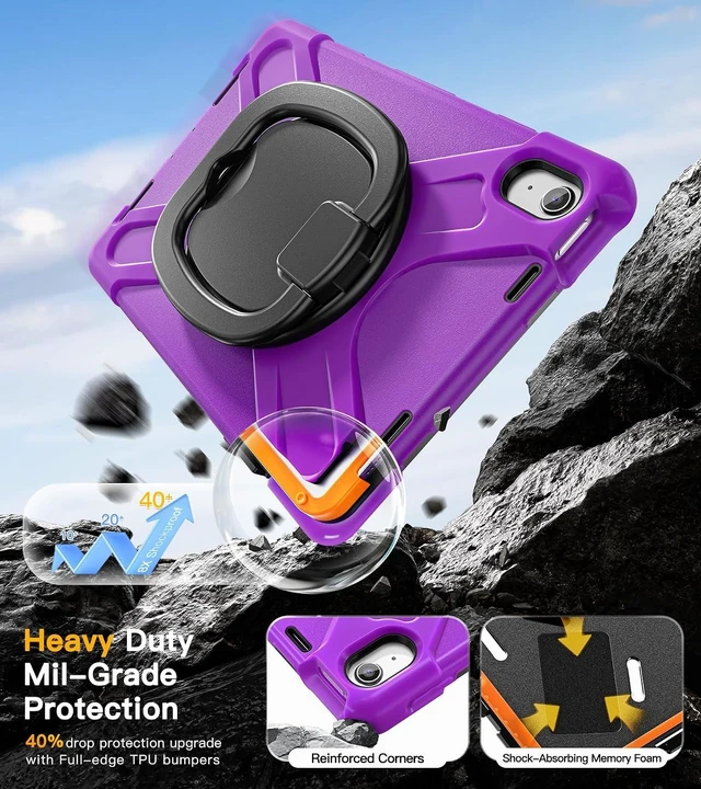 Alt view image 3 of 7 - Case for iPad (A16) 11th/10th Generation - 11/10.9 inch 2025/2022