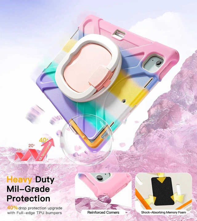 Alt view image 3 of 7 - for iPad Air 13 Inch Case, iPad Pro 12.9 Inch 6th/5th/4th/3rd Gen