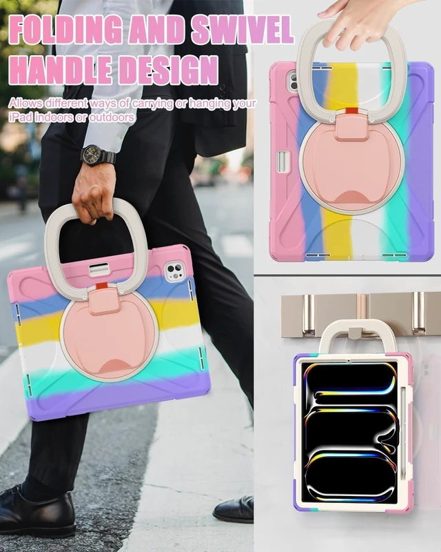 Alt view image 4 of 7 - for iPad Pro 13 Inch M5 Case 2025 & iPad Pro 13 Inch M4 Case 2024