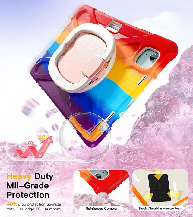 Alt view image 3 of 7 - for iPad Air 11 Inch Case, Air 5th/4th Gen & Pro 11" 4th/3rd/2nd/1st
