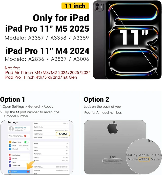 Alt view image 2 of 7 - Case for iPad Pro 11 inch: M5 2025 & M4 2024