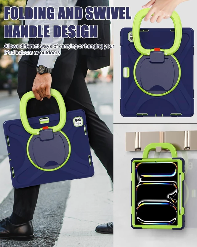 Alt view image 4 of 7 - for iPad Pro 13 Inch M5 Case 2025 & iPad Pro 13 Inch M4 Case 2024