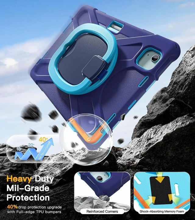 Alt view image 3 of 7 - for iPad Air 11 Inch Case, Air 5th/4th Gen & Pro 11" 4th/3rd/2nd/1st