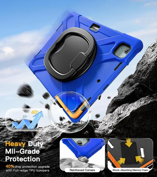 Alt view image 3 of 7 - for iPad Air 13 Inch Case, iPad Pro 12.9 Inch 6th/5th/4th/3rd Gen