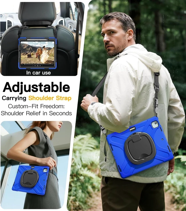 Alt view image 5 of 7 - for iPad Air 13 Inch Case, iPad Pro 12.9 Inch 6th/5th/4th/3rd Gen