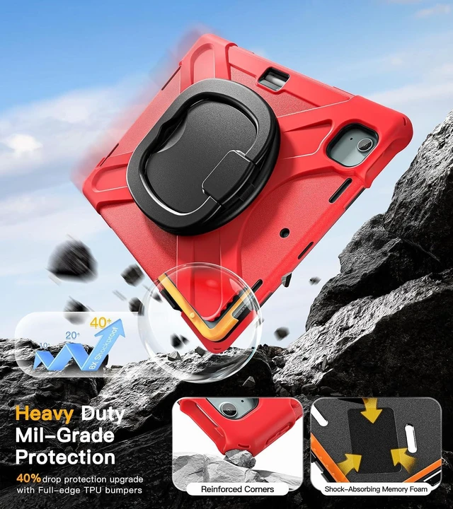 Alt view image 3 of 7 - for iPad Air 13 Inch Case, iPad Pro 12.9 Inch 6th/5th/4th/3rd Gen