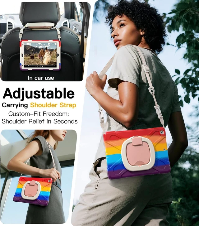 Alt view image 5 of 7 - for iPad 9th/8th/7th Generation Case Kids - 2021/2020/2019 10.2 Inch