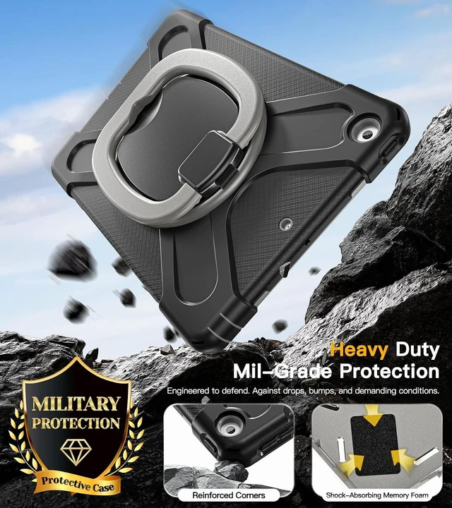 Alt view image 3 of 7 - for iPad 9th/8th/7th Generation Case Kids - 2021/2020/2019 10.2 Inch