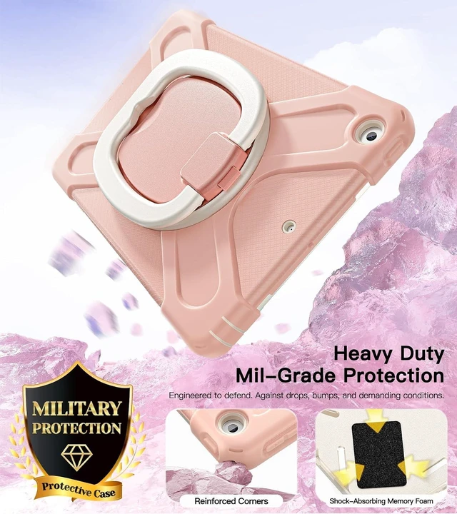 Alt view image 3 of 7 - for iPad 9th/8th/7th Generation Case Kids - 2021/2020/2019 10.2 Inch