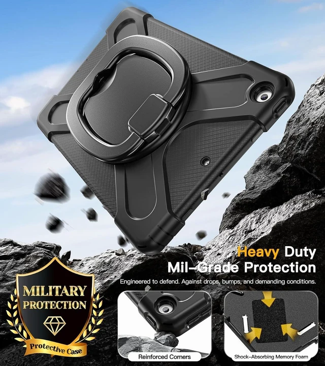 Alt view image 3 of 7 - for iPad 9th/8th/7th Generation Case Kids - 2021/2020/2019 10.2 Inch