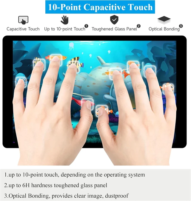 Alt view image 4 of 7 - 7inch DSI LCD Compatible with Raspberry Pi 5/4B/CM4/3B+/3A+/3B/Compute Module 5/CM5/CM4/CM3+/CM3, 1280 x 800 Capacitive Touch Screen IPS Display, Optical Bonding Toughened Glass Panel, 10-Point Touch
