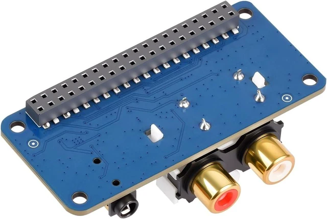 Alt view image 7 of 7 - PCM5122 HiFi I2S DAC Sound Card Audio Board Compatible with Raspberry Pi 5/4B/3B+/3B/Pi Zero W/Zero 2W/Pico W/Pico 2W, Stereo Encoding/Decoding, Onboard 3.5mm Headphone Jack & RCA Connector