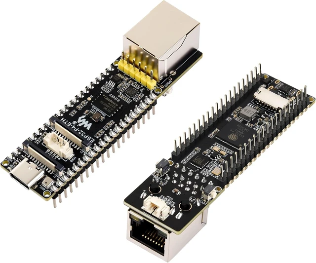 Main image of ESP32-P4-ETH Development Board with Pre-Soldered Header, Based On ESP32-P4 with 100 Mbps RJ45 Ethernet Port, Rich Human-Machine Interfaces, Supports AI Speech Interaction
