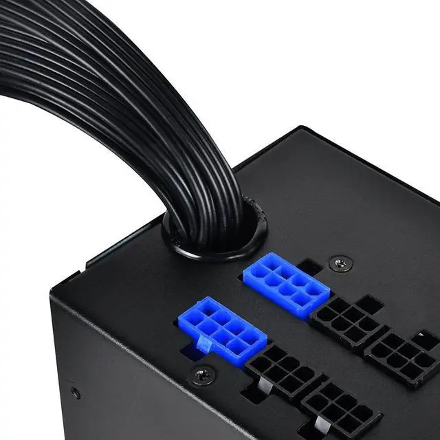 Alt view image 12 of 13 - silverstone technology 750 watt semi-modular 80 plus gold computer power supply psu et750-hg