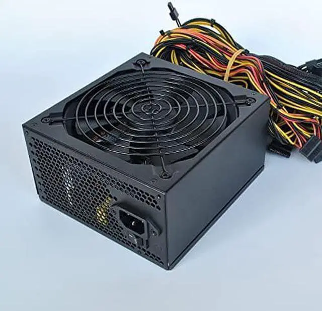 Alt view image 3 of 6 - Bitcoin Miner 1800w Power Supply, 110V-1600w PSU Mining Power Supply, Power Supply for Mining Rig, 12V Power Supply, Mining Rig Power Supply Support 8 GPUsDesigned for US Voltage 110V
