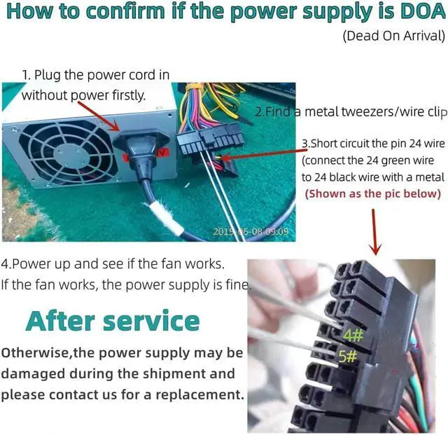 Alt view image 6 of 7 - 2000W Mining Power Supply Support 8 GPUs GPU Mining Rig, ETH Miner, Active PFC, PC 2000W Mining Power Supply PSU for 8 GPU ETH Rig Ethereum Miner Designed 110V-220V