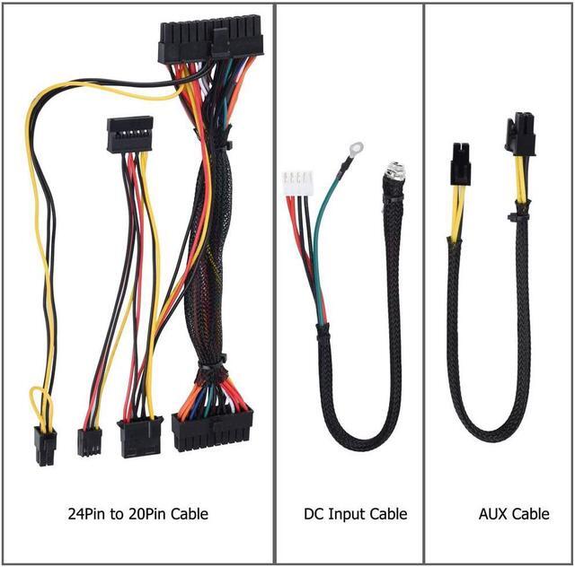 Alt view image 3 of 7 - Hongzer PC PSU DC Power Supply Module, 12V Input 300W Computer Power Supply Module with 24Pin Connect/AUX/SATA Cable, Computer Components