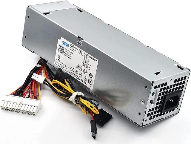 Alt view image 2 of 7 - Bingkers. New 240W H240AS-00 Power Supply Fit for Dell OptiPlex 390 790 960 990 3010 7010 9010 Small Form Factor SFF System Desktop Computer 3WN11, L240AS-01