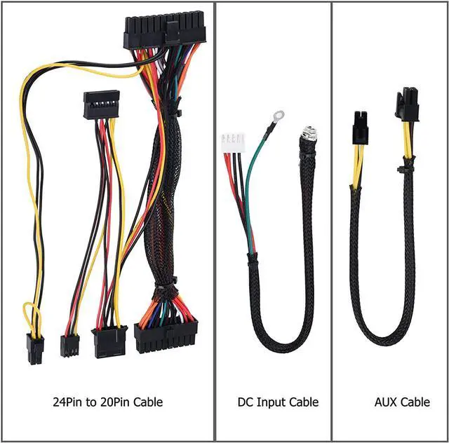 Alt view image 5 of 7 - Computer Power Supply Module, PC PSU DC 12V Input 300W Computer Power Supply Module with 24Pin ConnectAUXSATA Cable