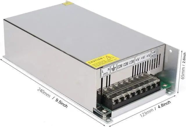 Alt view image 3 of 5 - DC 12V 83Amp 1000W Universal Regulated Power Switching Mode Power Supply