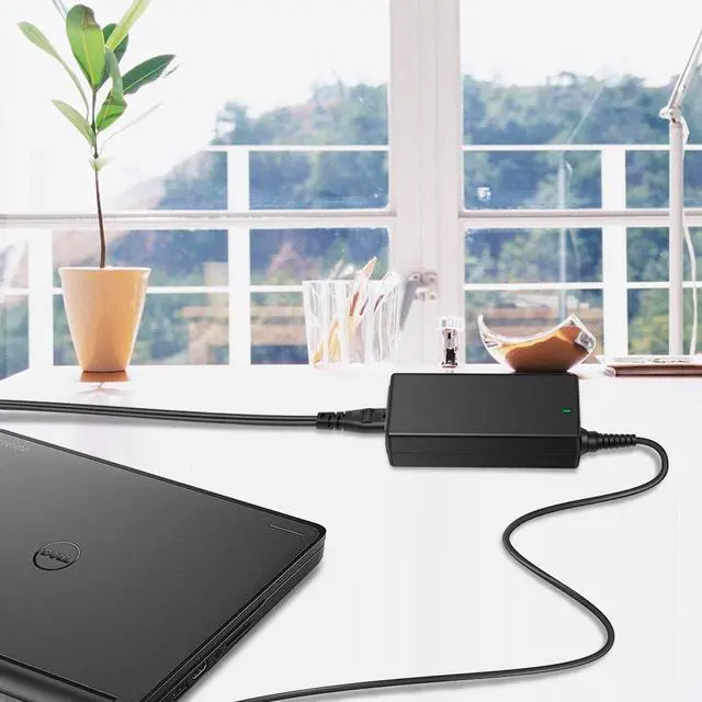 Alt view image 6 of 7 - Powseed Laptop Charger 65W AC Adapter replacing DELL Chromebook 11 3120 3180 3181 3189 Latitude 14 5404 E7450 E5430 E5440 E5450 E6420 E6430 Vostro 2520 3360 XPS 14 L421X PA-12 Dell notebook charger