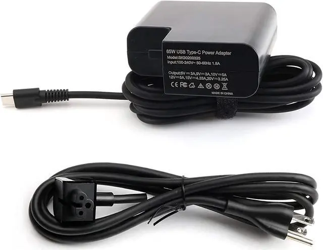 Main image of 65W USB C Laptop Charger for HP Spectre x360 13 Series 13-ac023dx 13-ac033dx 13-ae015dx 13-w023dx 13-w013dx 13-v011dx 13-v111dx Ac Adapter Power Cord