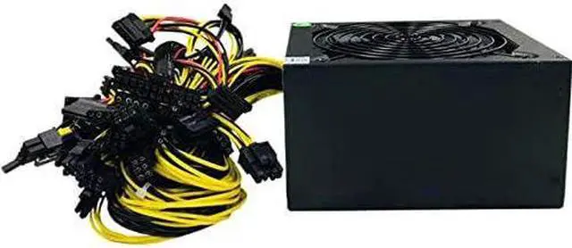 Alt view image 7 of 7 - Henghe 1800W Modular Mining Power Supply for 8 GPU ETH Rig Ethereum Miner 110-240V Active PFC Circuit Power Source Type A, voltage 110-240V. Type B, voltage 160-240V