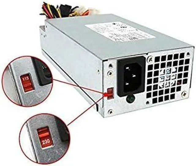 Alt view image 7 of 7 - Ratuforez 220W Power Supply Replacement for Dell Inspiron 3647 660s Vostro 270 Gateway SX2300 Acer X1420 X3400 Aspire X1200 X1300 Veriton X2110 X2610 eMachines L1200 L1210 L1300 Series, R82HS R82H5