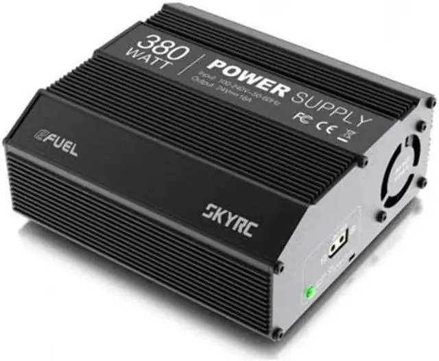 Main image of SKYRC eFuel 380W 24V 16A Power Supply with Active PFC Features, Short-circuit Protection, and Overload/Error Indication