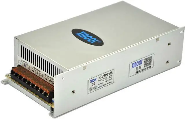 Alt view image 4 of 7 - AC-DC SMPS AC110V/220V to DC12V 50A 600W Switched Mode Switching Power Supply (SMPS) Transformer Driver Adapter for LED Strip Light