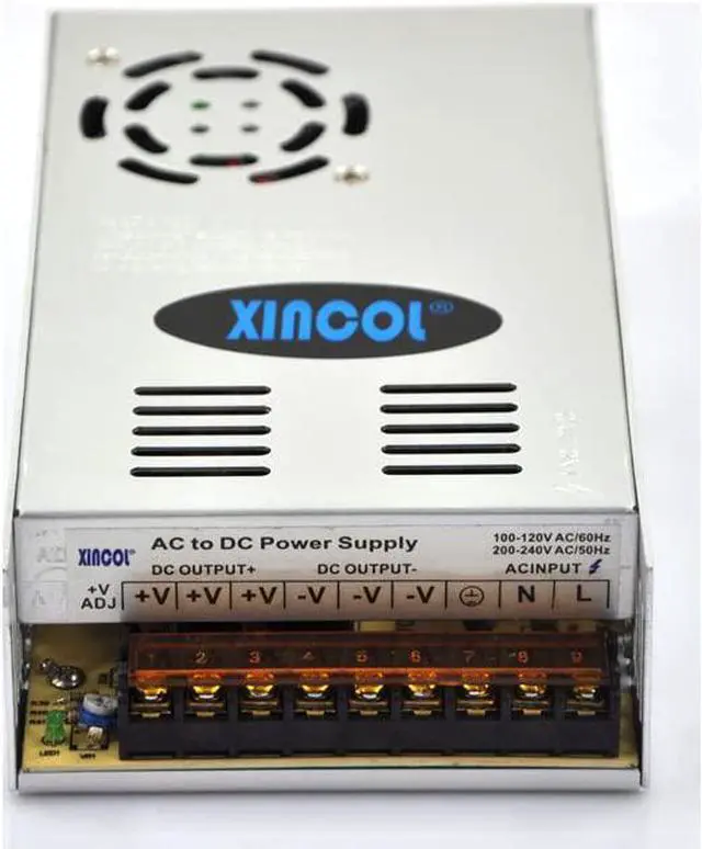 Alt view image 4 of 7 - XINCOL AC to DC Converter AC110V/220V to DC12V 30A 360W Switched Mode Switching Power Supply (SMPS) Transformer Driver Adapter for LED Strip Light