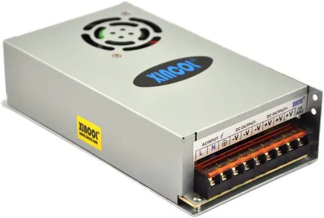 Alt view image 2 of 6 - XINCOL AC to DC Converter AC110V/220V to DC12V 20A 240W Switched Mode Switching Power Supply (SMPS) Transformer Driver Adapter for LED Strip Light with Built-in Fan