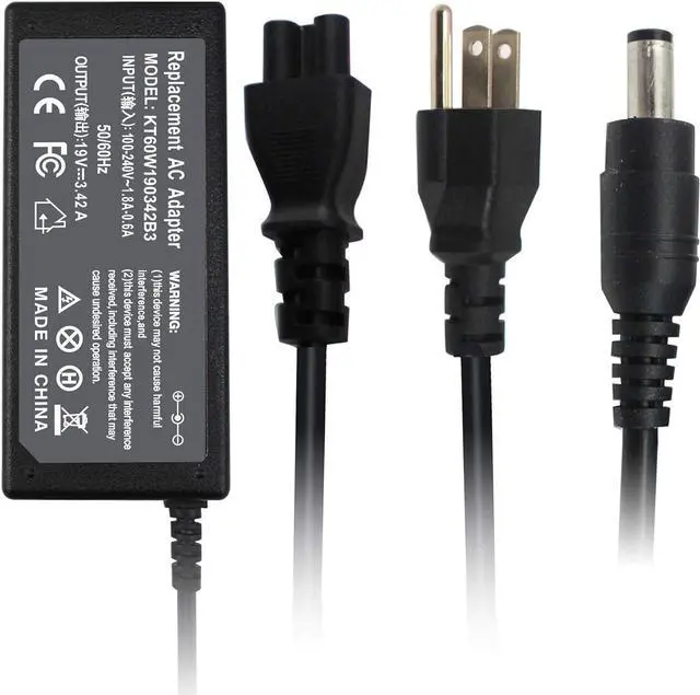 Alt view image 2 of 6 - FLYTEN 65W AC Adapter Charger for Toshiba Satellite L645 L655 L655D L745 L755 L775 L855 A665 A205 A105 C55 C55D C655 C675 C850 C855 PA3822U PA3714U PA3917U PA5177U-1ACA Laptop Power Supply Cord