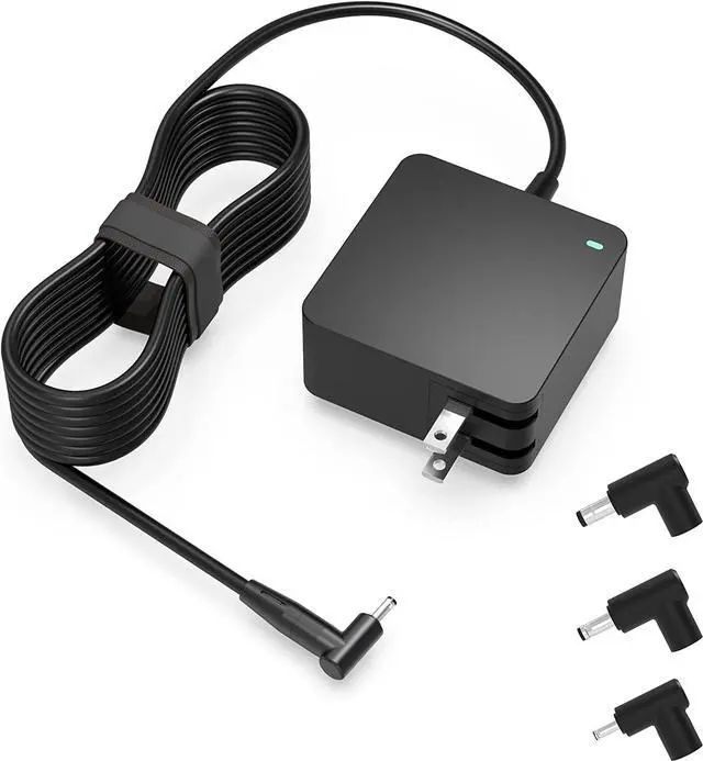 Main image of Charger for Asus Laptop, UL Certified Safety, Round Connector, 65W, 45W, 33W