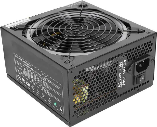 Alt view image 2 of 7 - Power Supply Module, Low Energy Consumption Durable 600W Computer Power Supply, Strong for Computer Desktop (US Plug 100240V)