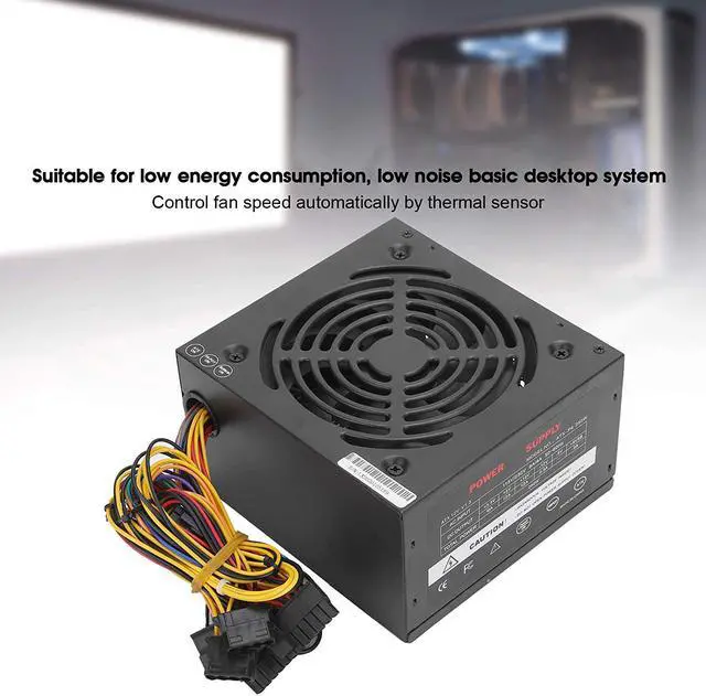 Alt view image 3 of 7 - 753 250W PC Power Supply, ATX-250W Adjustable 115/230V Manual Switching Voltage, Desktop Computer Parts Accessories(US)