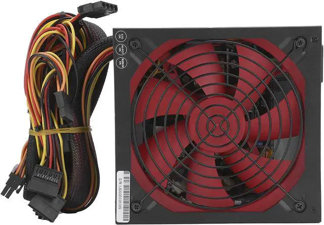 Alt view image 6 of 7 - Power Supply Module, 700W Flexible Red Low Energy Consumption Low Noise Power Supply, 110?230V for Desktop Computer(#1)
