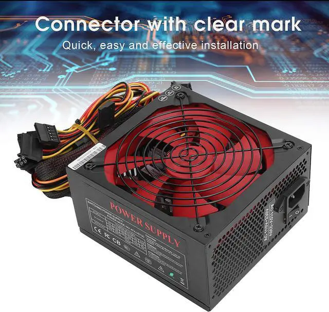 Alt view image 7 of 7 - PC Power Supply, 110?230V Computer Power Supply, 700W Low Energy Consumption Home for Desktop Computer Office(#1)