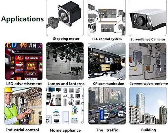 Alt view image 6 of 7 - JoyNano 300W Switching Power Supply 5V 60A AC-DC Converter Transformer for CCTV Surveillance LED Display Industrial Automation Stepper Motor and More [Upgraded Version]