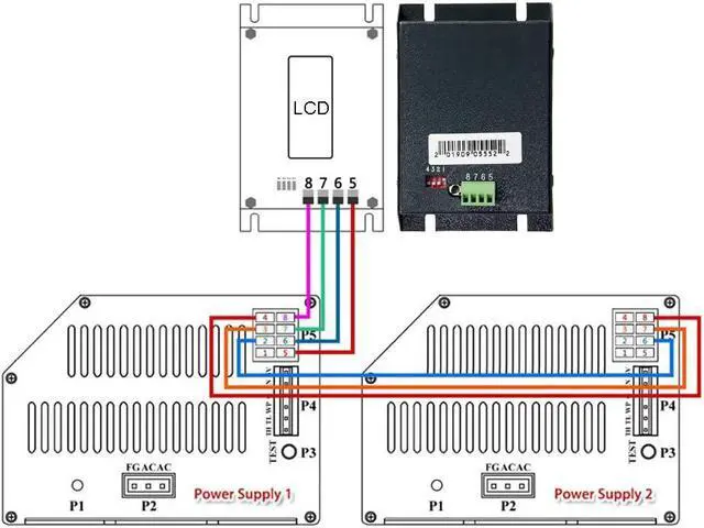 Alt view image 5 of 7 - Cloudray CO2 Laser Power Supply LCD Display Current Meter External Screen for HY-Z Series CO2 Laser Power Supply